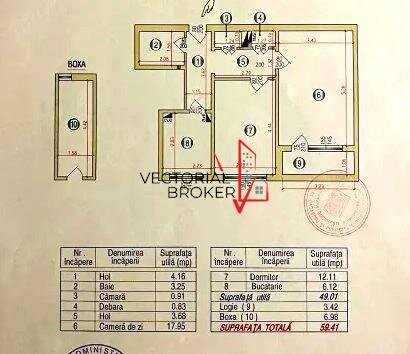 Salajan, la 2 pasi de metrou, 2 camere, decomandat, cu boxa.